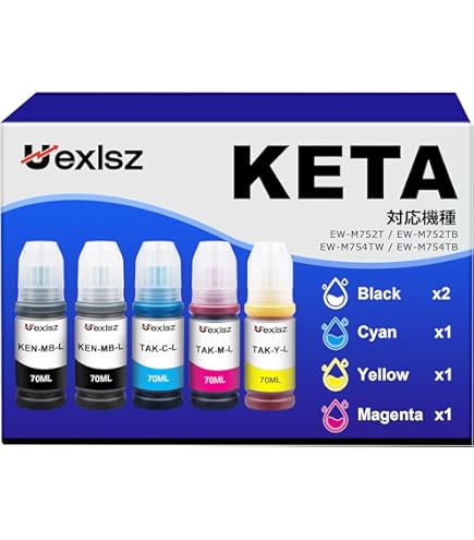 Amazon.co.jp: 【pomme】 KETA-5CL 顔料 5色セット 増量